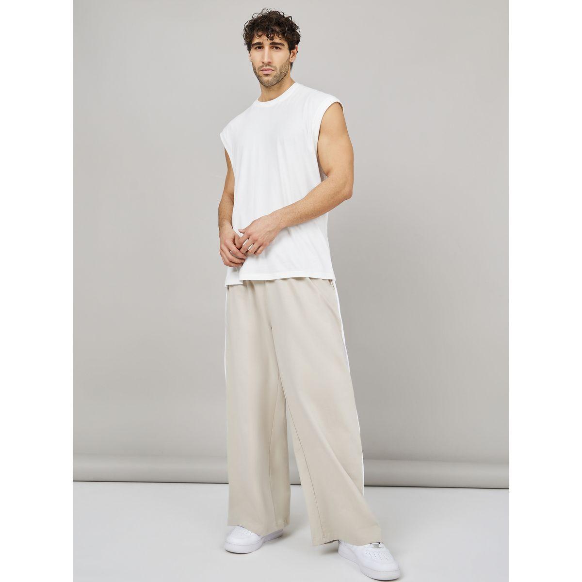 Styli Extra Wide Leg Jogger With Contrast Stripe Detail-men-clothing-bottoms-joggers-image-2
