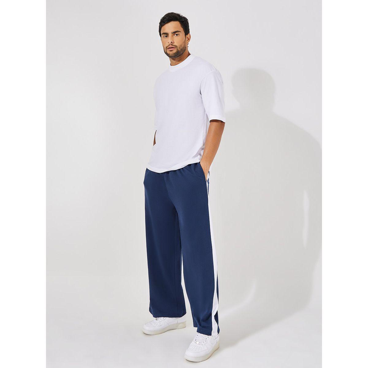 Styli Extra Wide Leg Joggers with Contrast Stripe Detail-men-clothing-bottoms-joggers-image-2