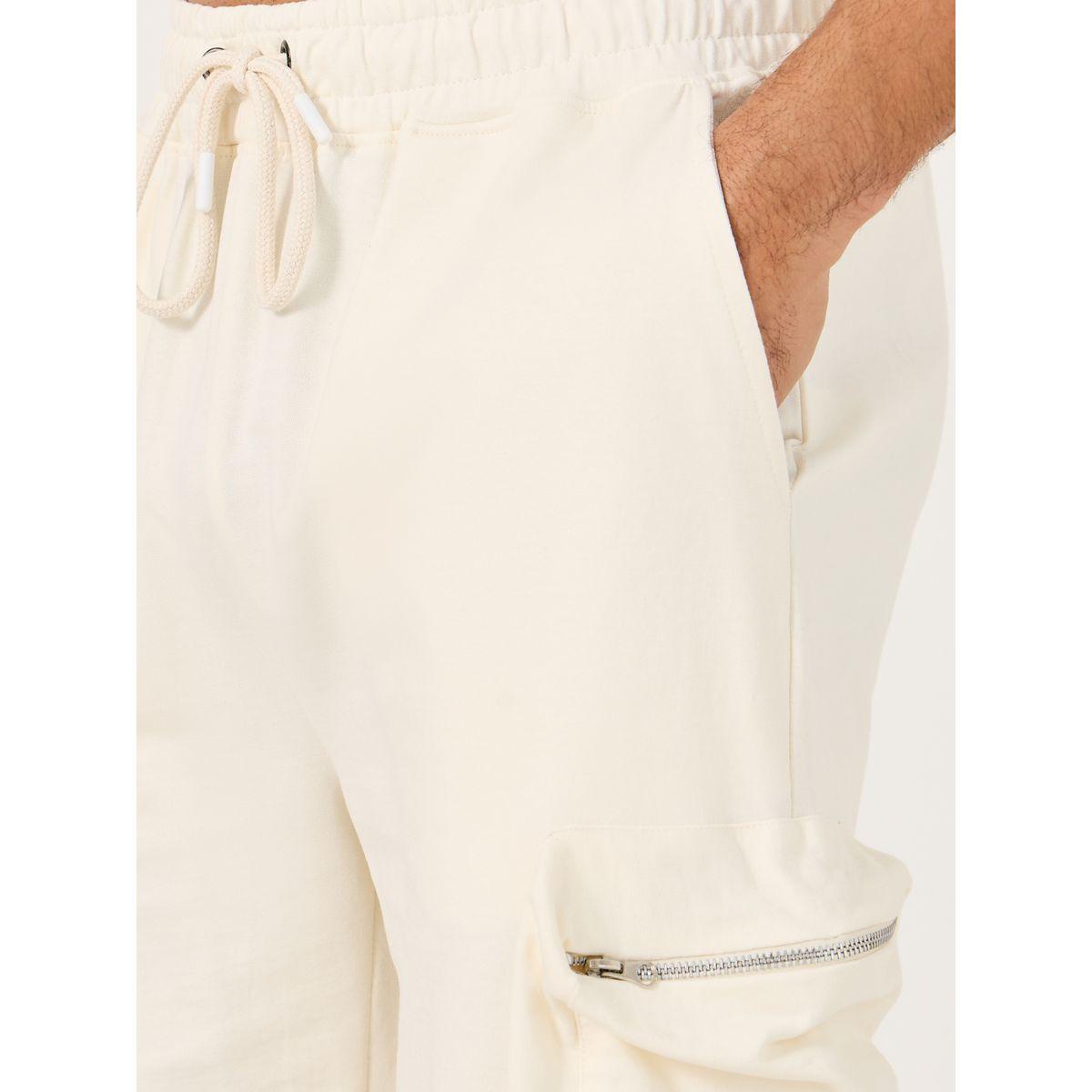Styli Oversized Fit Utility Cargo Shorts with Zipper-men-clothing-bottoms-shorts-image-3