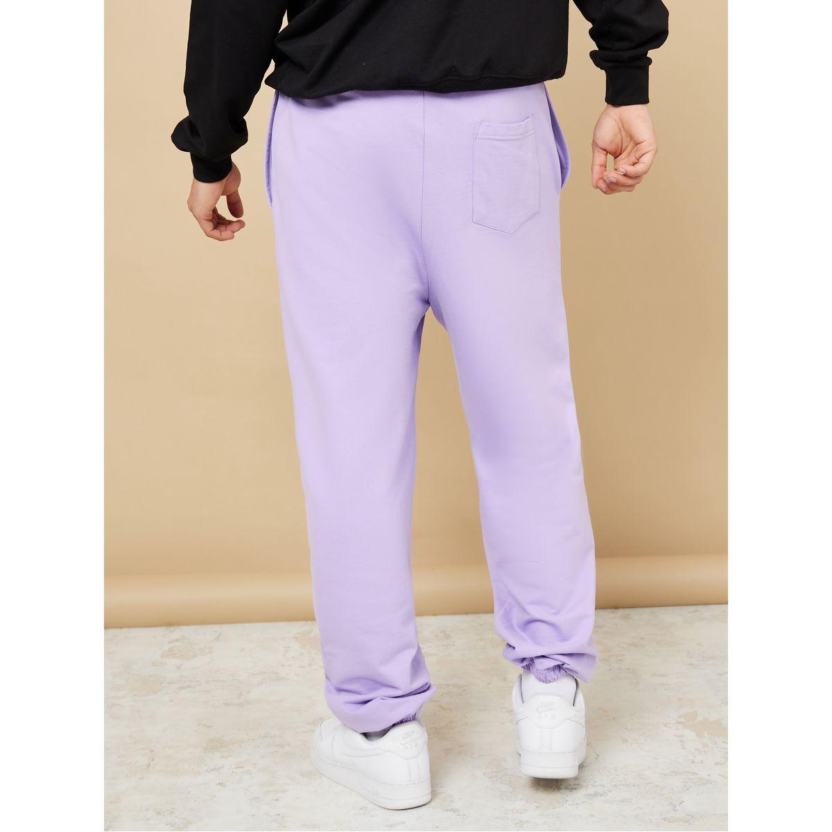 Styli Basic Oversized Jogger with Elasticated Cuff Detail-men-clothing-bottoms-joggers-image-5