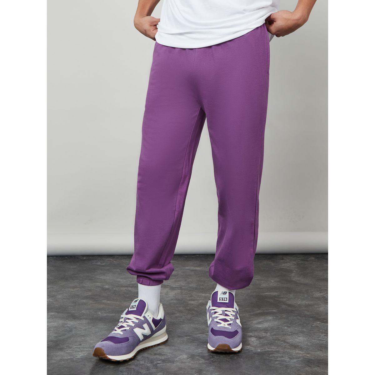 Styli Basic Relaxed Fit Jogger with Elasticated Cuff Detail-men-clothing-bottoms-joggers-image-1