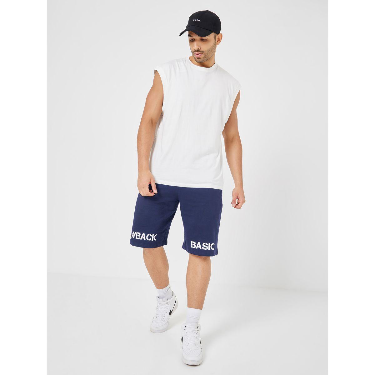 Styli Basic Print Oversized Shorts-men-clothing-bottoms-shorts-image-1