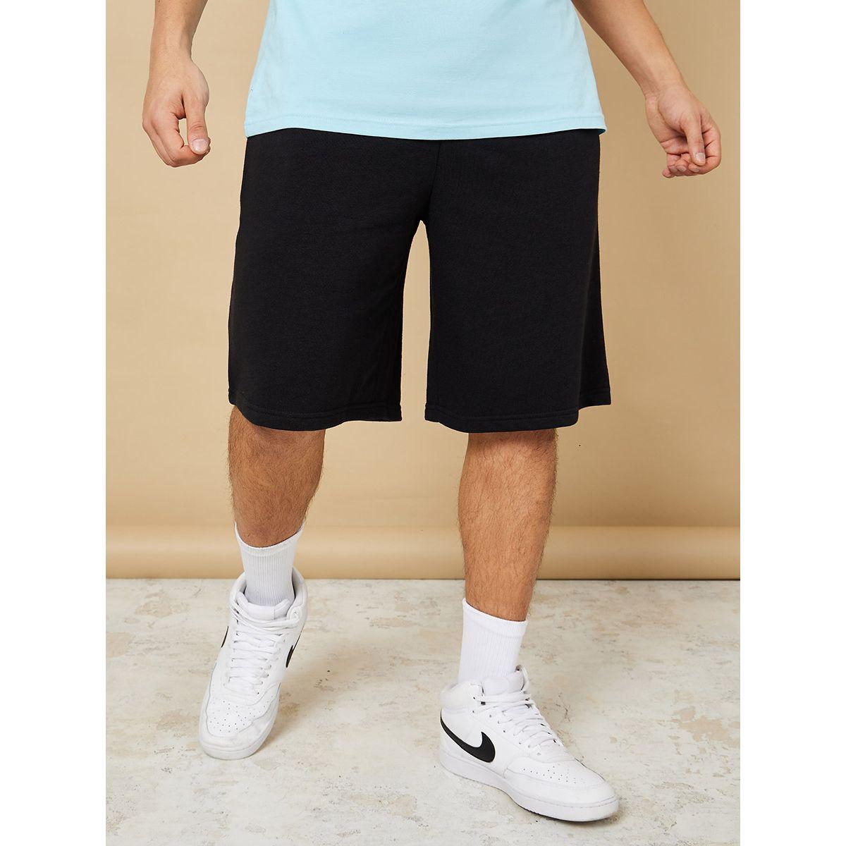 Styli Basic Oversized Shorts with Drawstring-men-clothing-bottoms-shorts-image-1