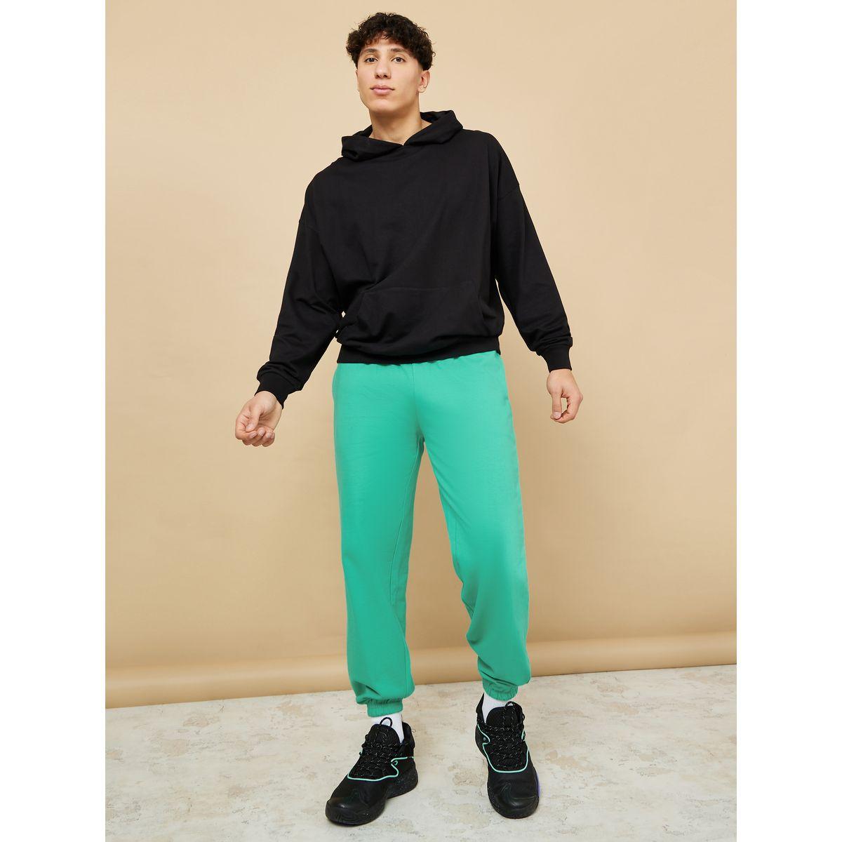 Styli Basic Relaxed Fit Jogger with Elasticated Cuff Detail-men-clothing-bottoms-joggers-image-2