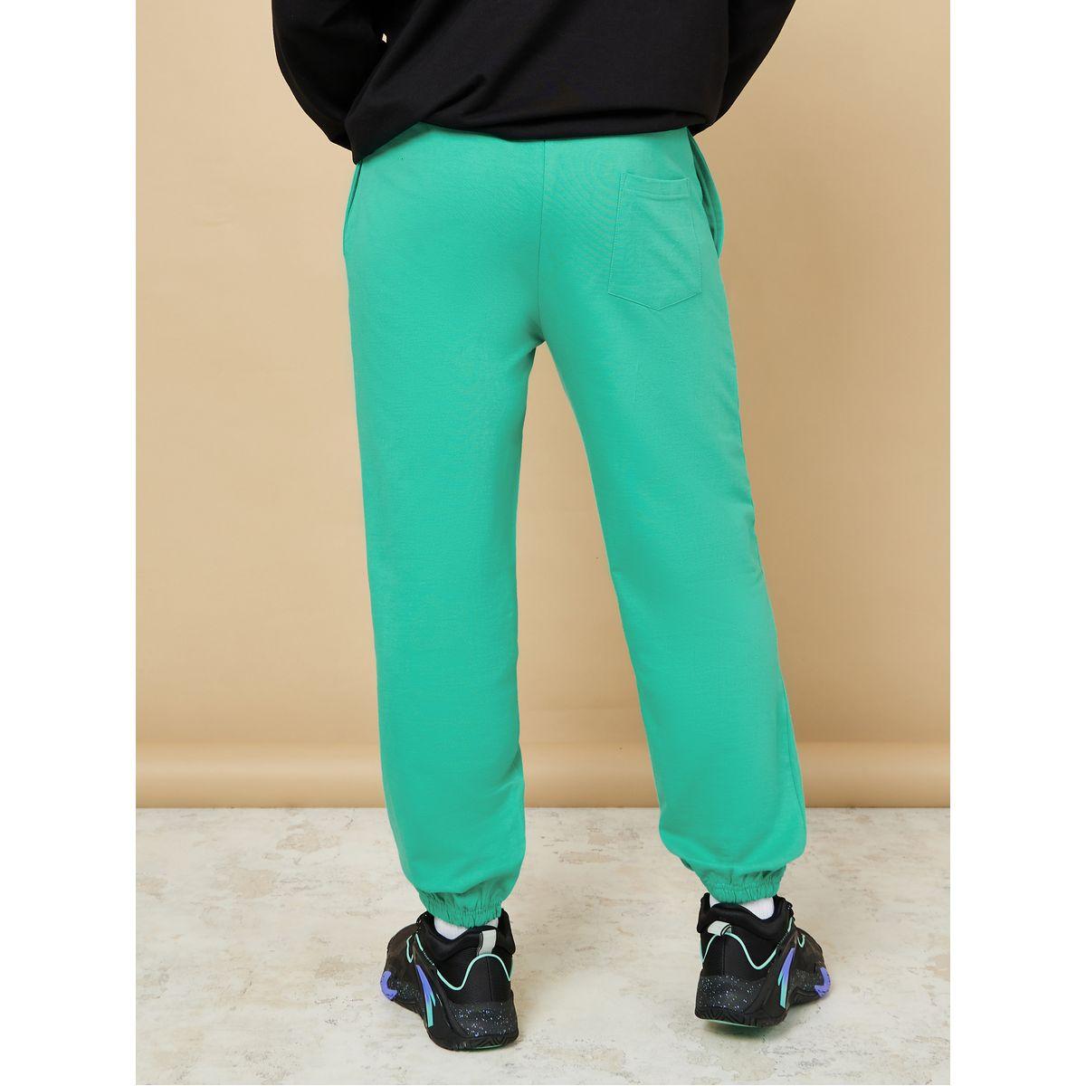 Styli Basic Relaxed Fit Jogger with Elasticated Cuff Detail-men-clothing-bottoms-joggers-image-4