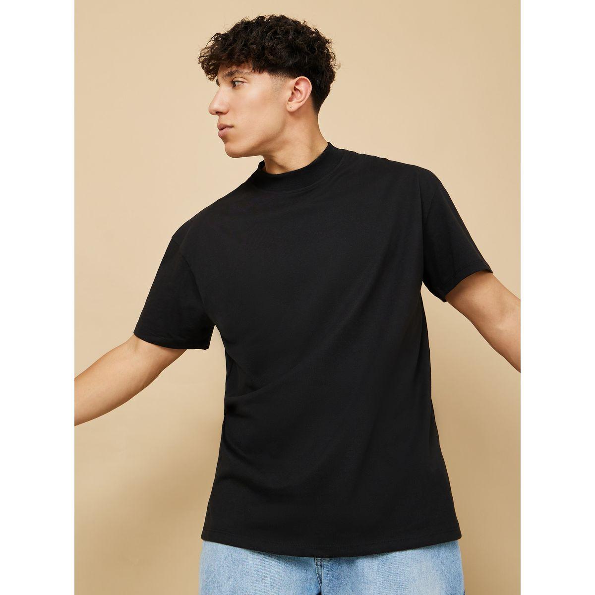 Styli Mock Neck Oversize T Shirt-men-clothing-tshirtsandpolos-tshirts-image-1