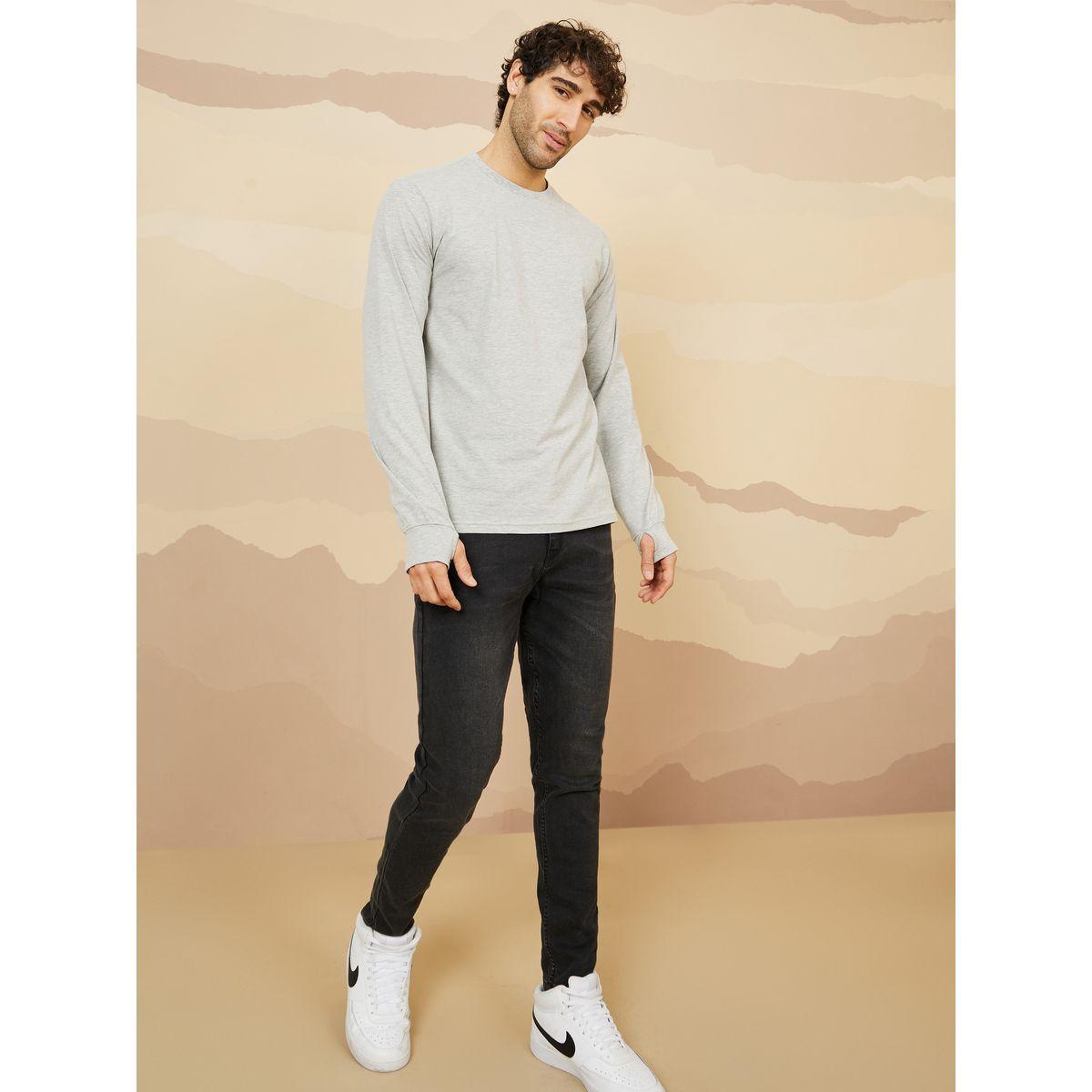 تيشيرت بقصة عادية واكمام طويلة-men-clothing-tshirtsandpolos-tshirts-image-2