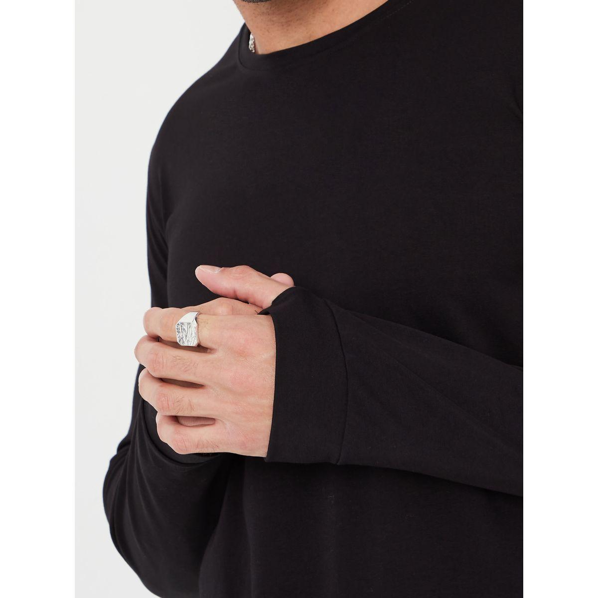 Styli Solid Thumbhook Fit Long Sleeves T-Shirt-men-clothing-tshirtsandpolos-tshirts-image-3