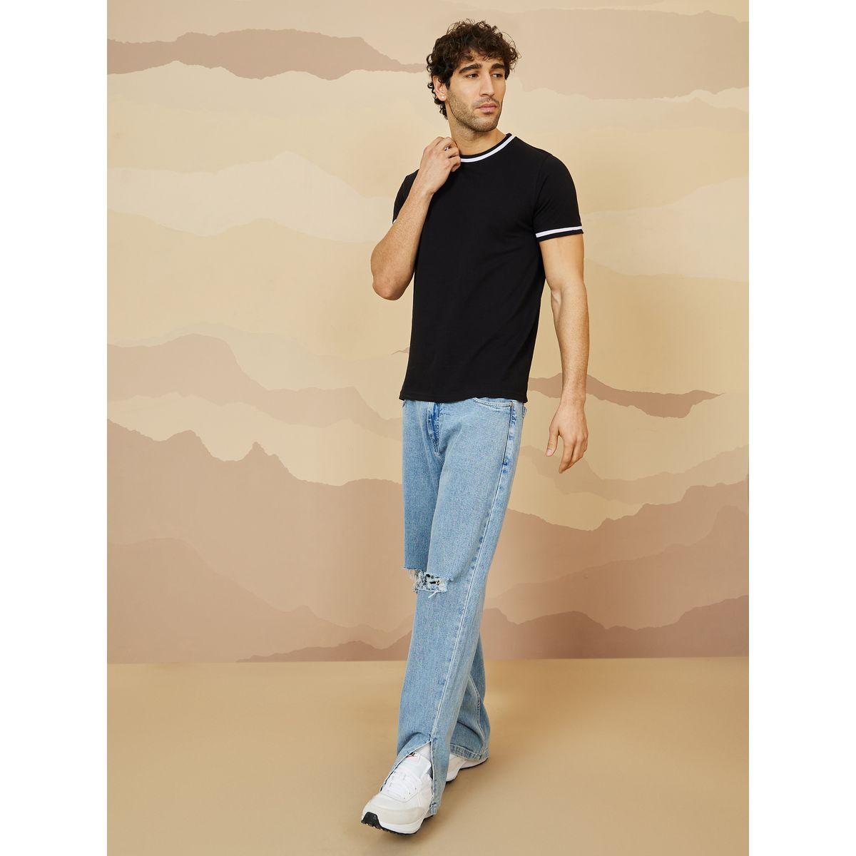 تيشيرت كاجوال باكمام قصيرة-men-clothing-tshirtsandpolos-tshirts-image-2