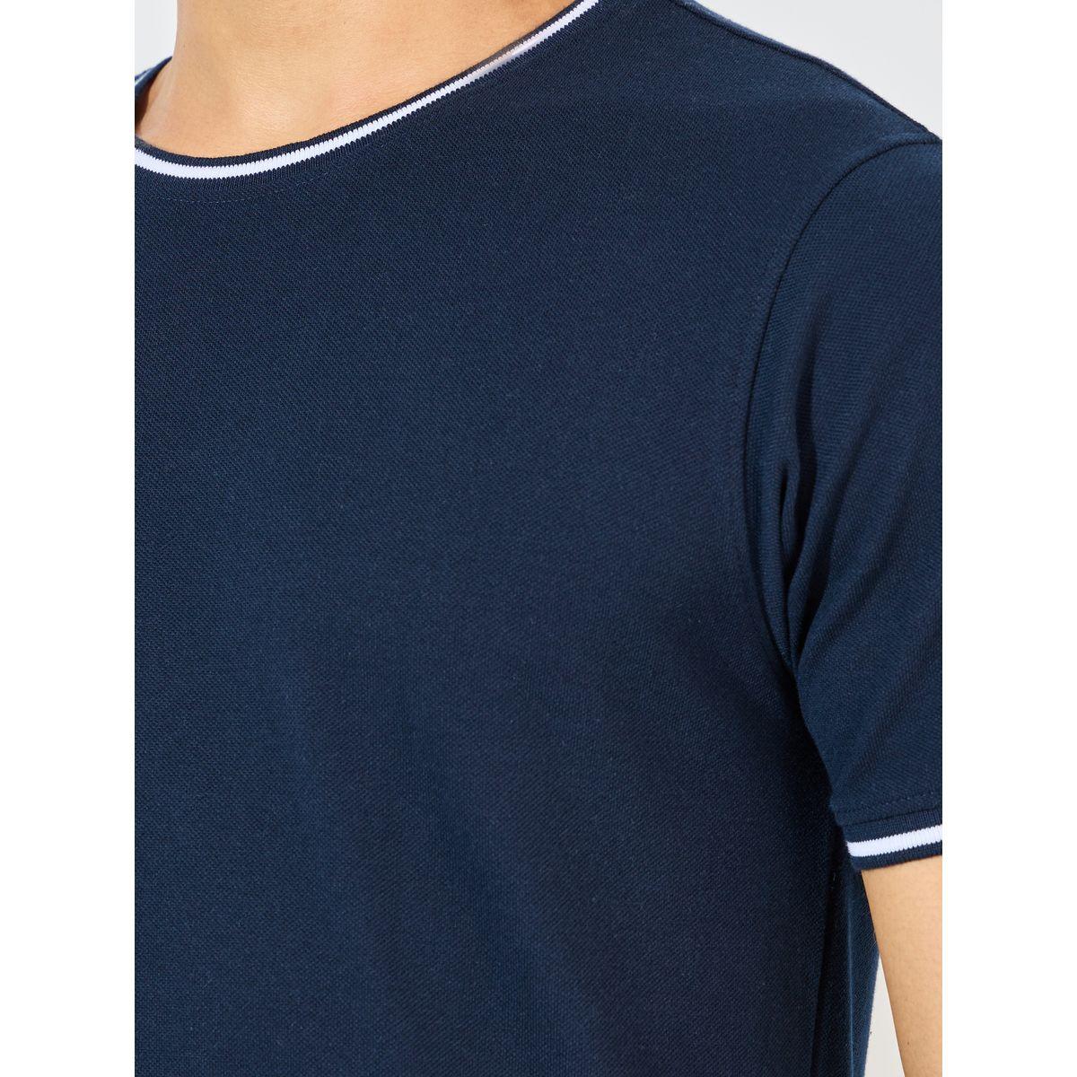 Styli Pique Knit Ringer Regular T-Shirt with Twin Tipping-men-clothing-tshirtsandpolos-tshirts-image-3