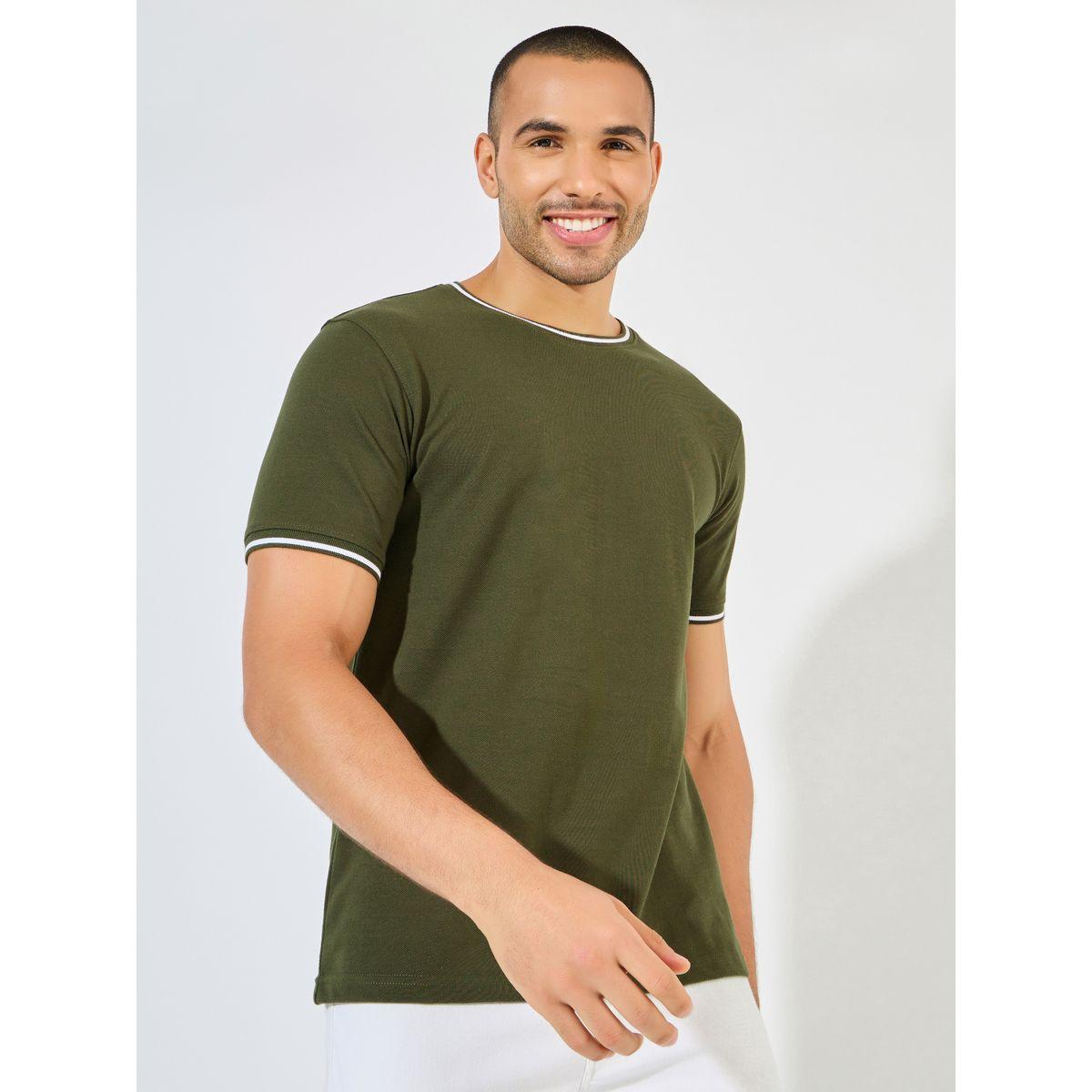 Styli Pique Knit Ringer Regular T-Shirt with Twin Tipping-men-clothing-tshirtsandpolos-tshirts-image-1