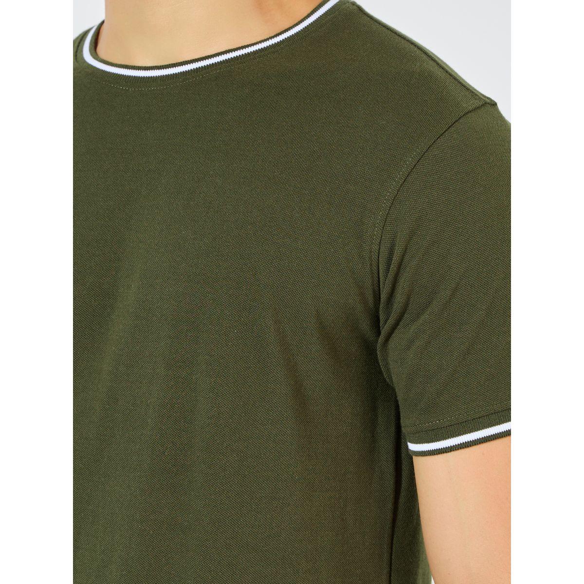 Styli Pique Knit Ringer Regular T-Shirt with Twin Tipping-men-clothing-tshirtsandpolos-tshirts-image-3