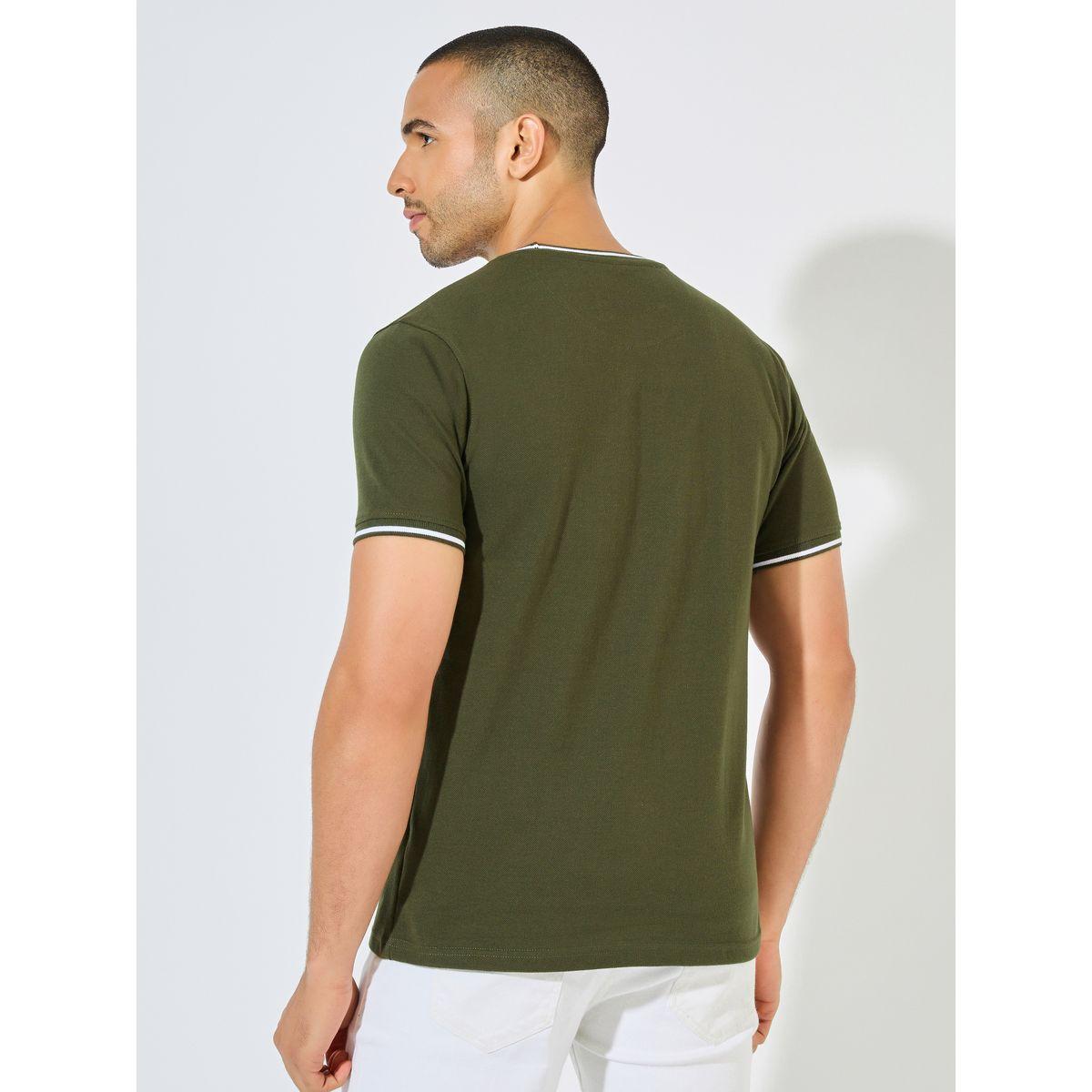 Styli Pique Knit Ringer Regular T-Shirt with Twin Tipping-men-clothing-tshirtsandpolos-tshirts-image-4
