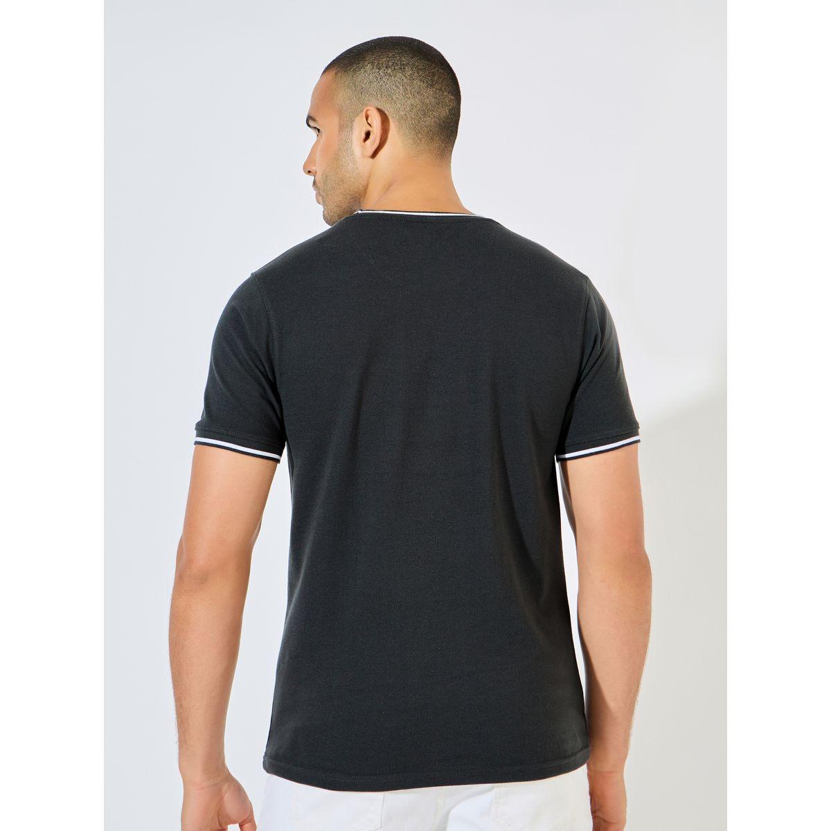 Styli Pique Knit Ringer Regular T-Shirt with Twin Tipping-men-clothing-tshirtsandpolos-tshirts-image-5