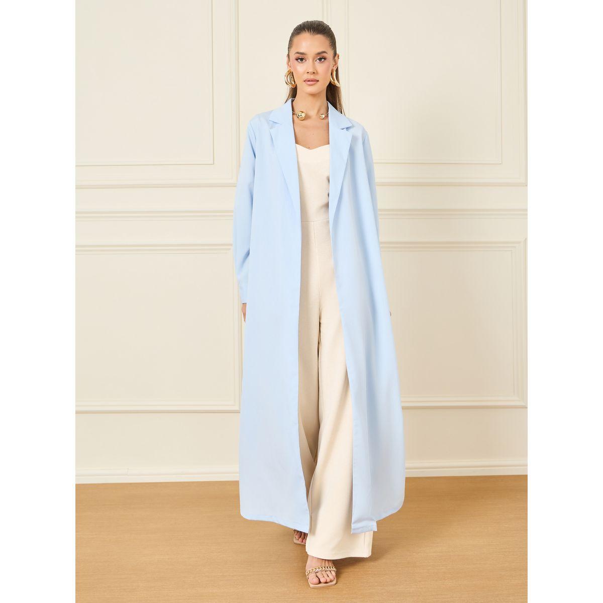 Styli Notch Lapel Collar Tailored Regular Fit Maxi Kimono-women-clothing-shirtsandblouses-shirts-image-2