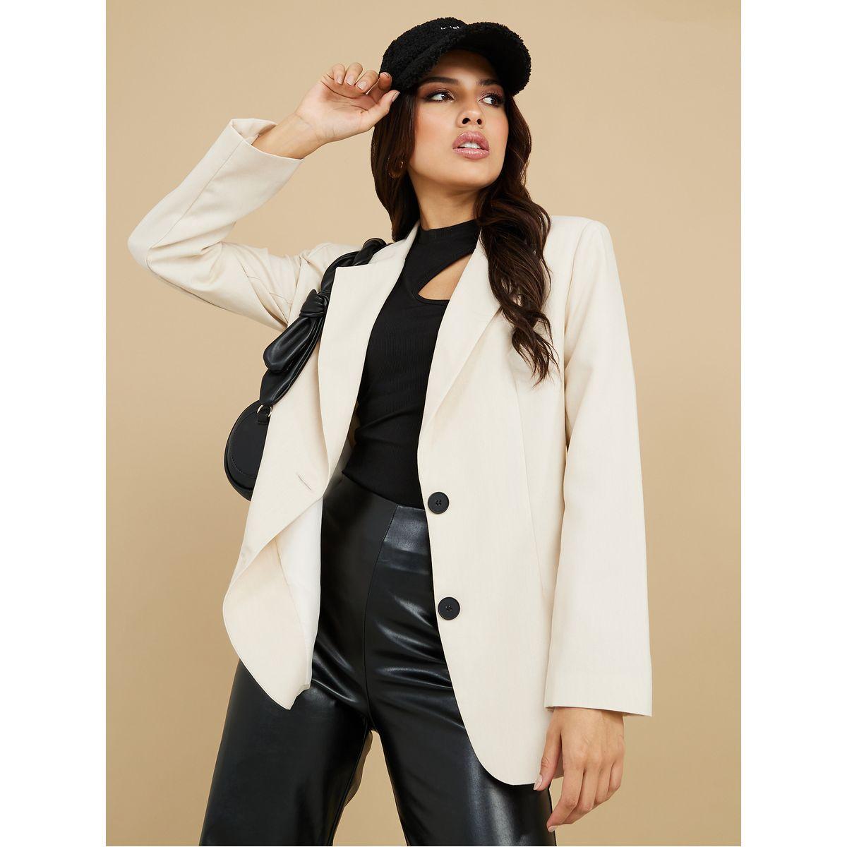 بليزر بقصة واسعة مع أزرار-women-clothing-coatsandjackets-blazers-image-1