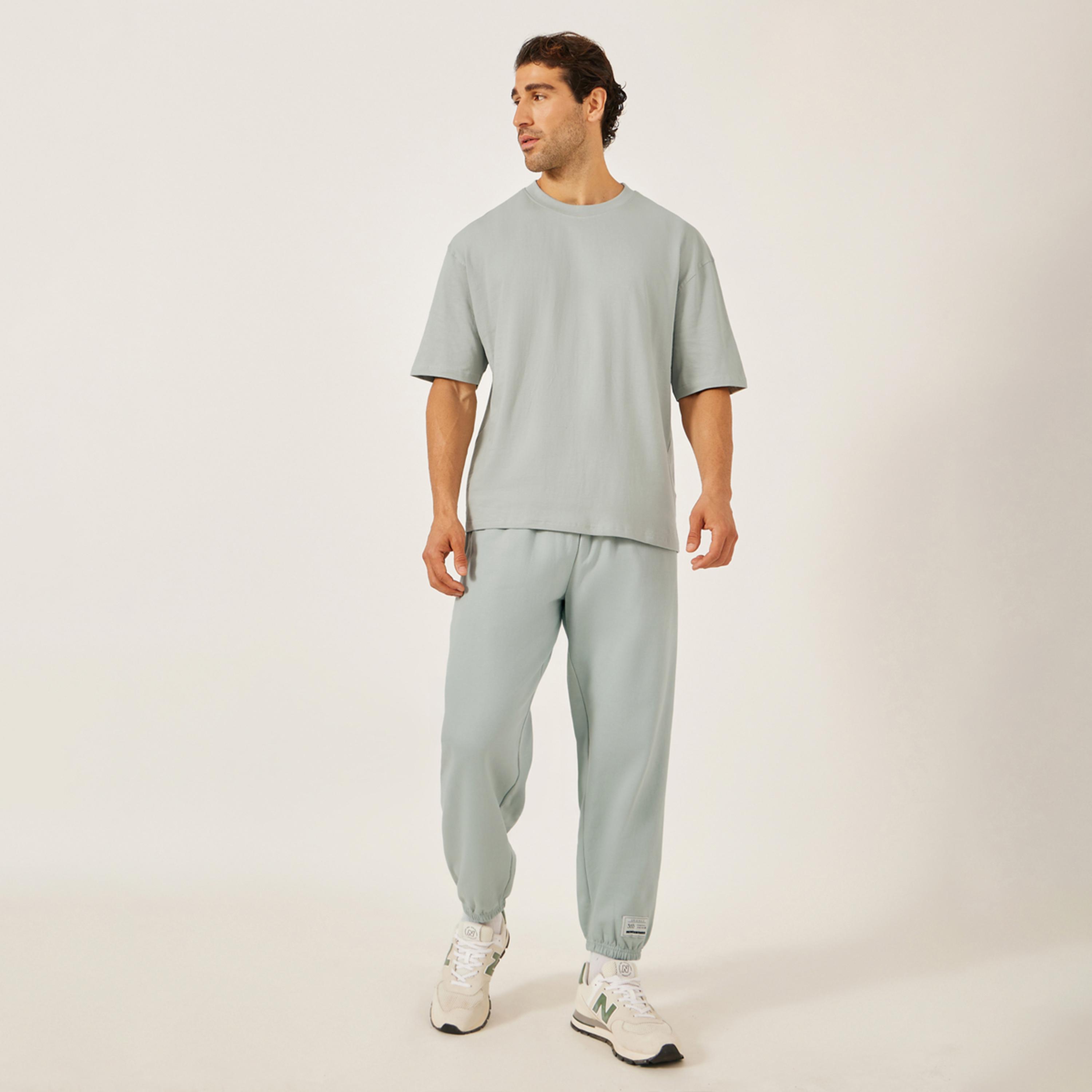 Styli Basic Crew Neck Oversized T-Shirt-men-clothing-tshirtsandpolos-tshirts-image-2