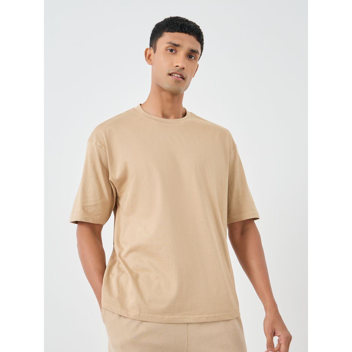 Styli Pure Cotton Crew Neck Oversized T-Shirt-men-clothing-tshirtsandpolos-tshirts-image-1