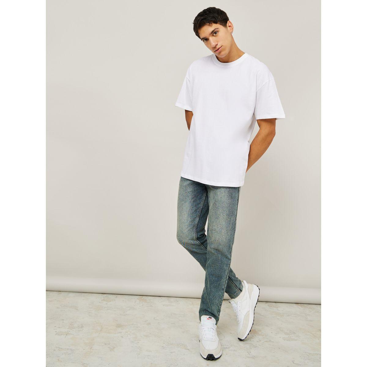 Styli Basic Crew Neck Cotton Oversized T-Shirt-men-clothing-tshirtsandpolos-tshirts-image-2