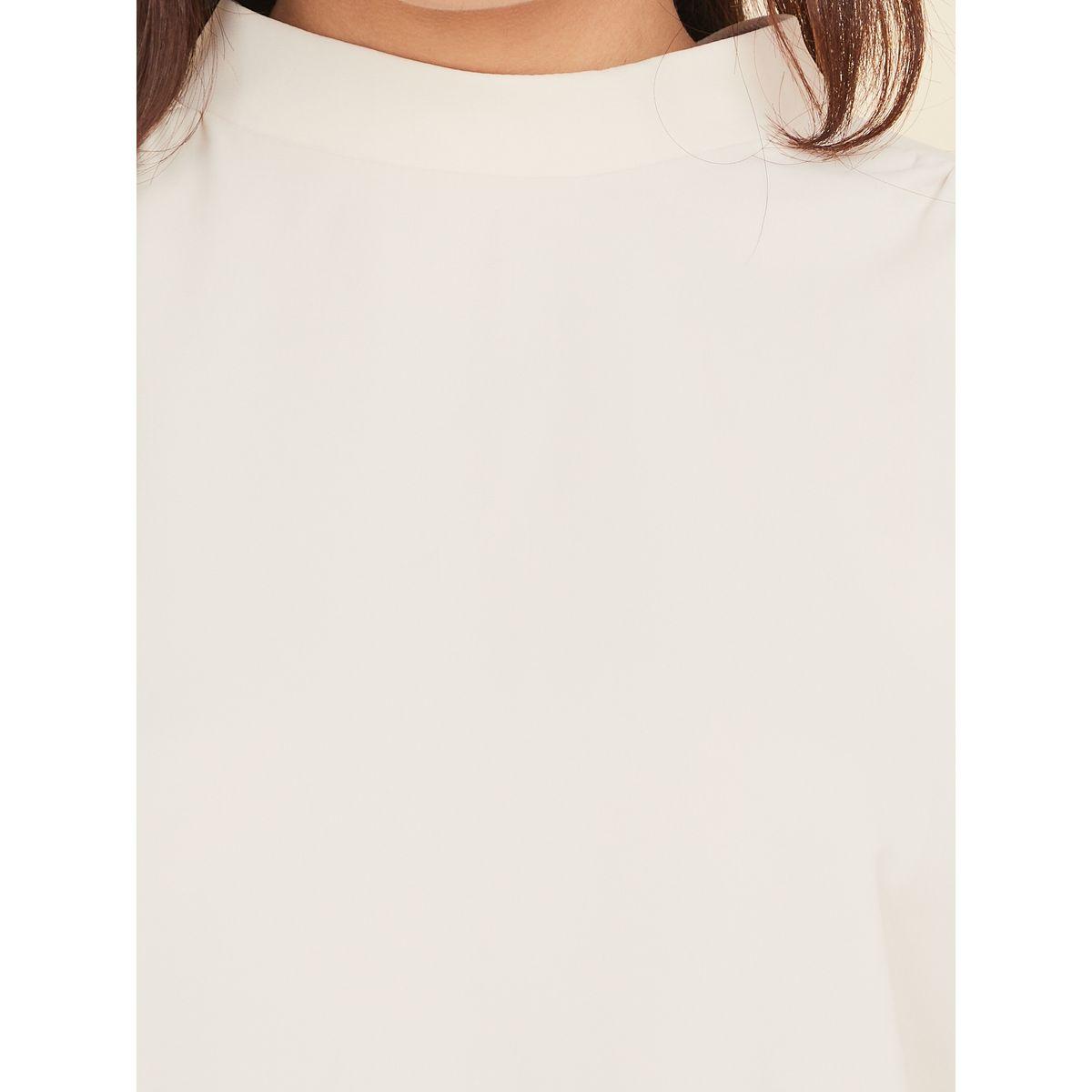 Styli High Neck Regular Fit Blouse with Tie Back-women-clothing-shirtsandblouses-blouses-image-5