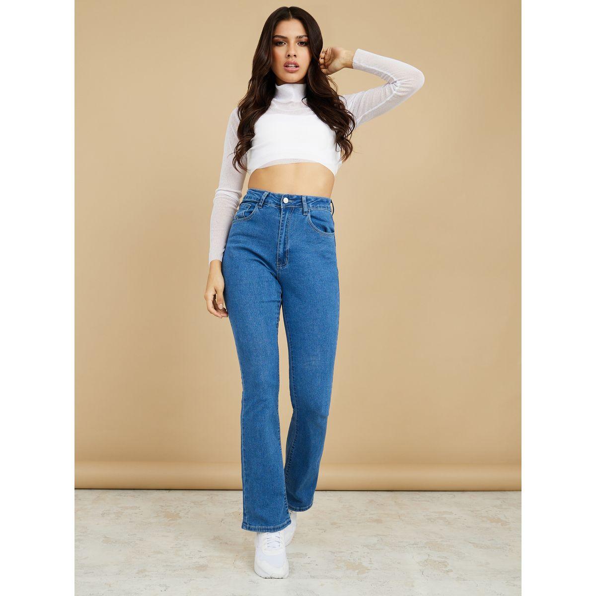 بنطال جينز بخصر عالي-women-clothing-bottoms-jeans-image-2