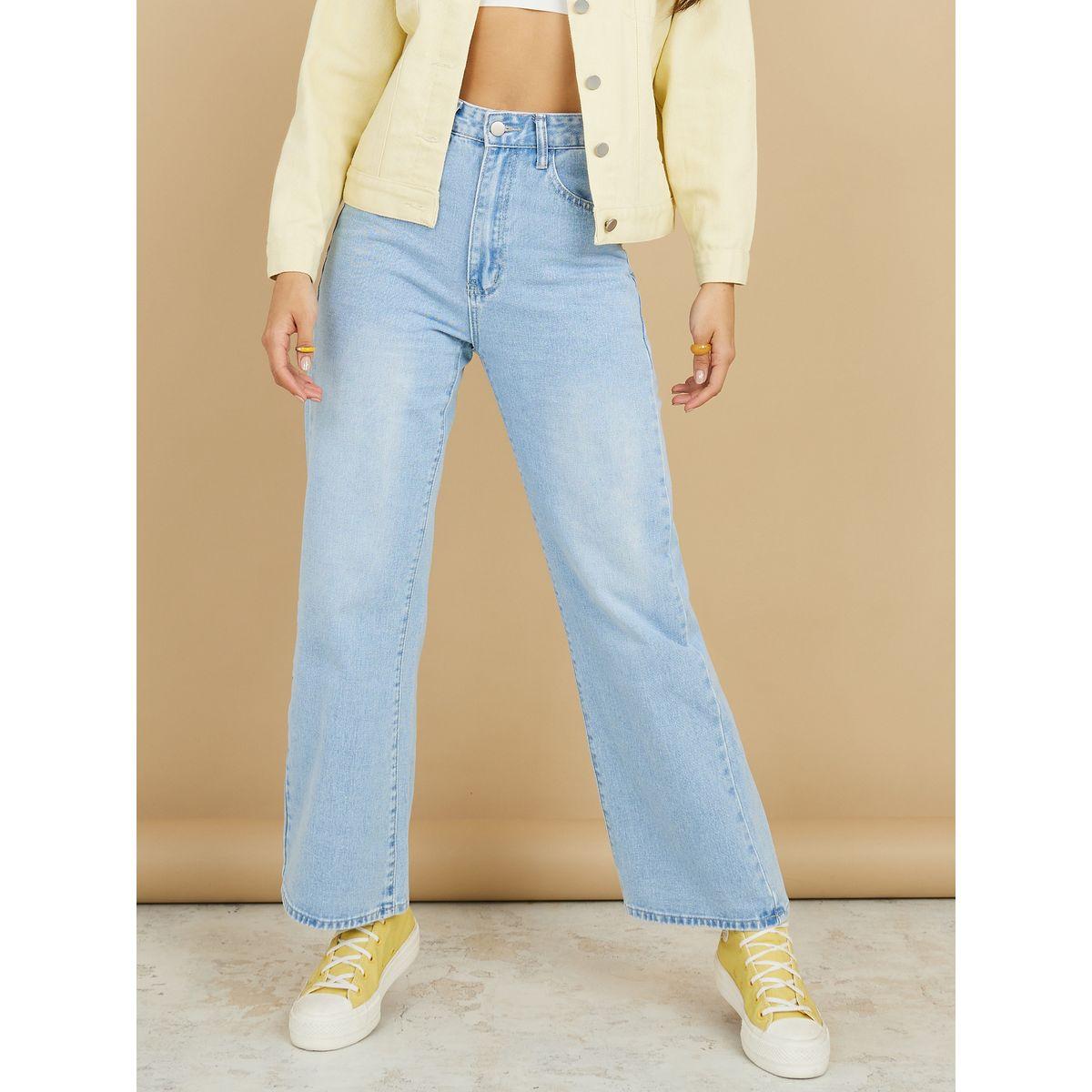 Styli Light Wash Wide Leg Jeans-women-clothing-bottoms-jeans-image-1
