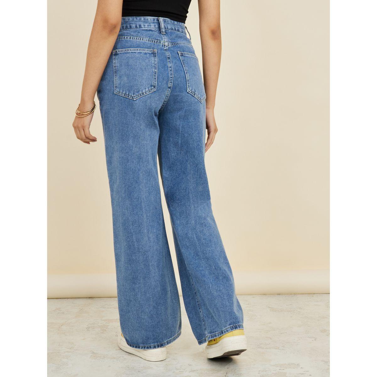 بنطال جينز بقصة واسعة-women-clothing-bottoms-jeans-image-4