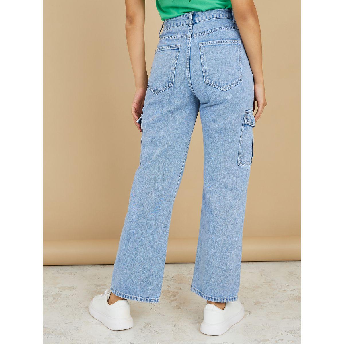 Styli High Rise Cargo Relaxed Fit Jeans-women-clothing-bottoms-jeans-image-4