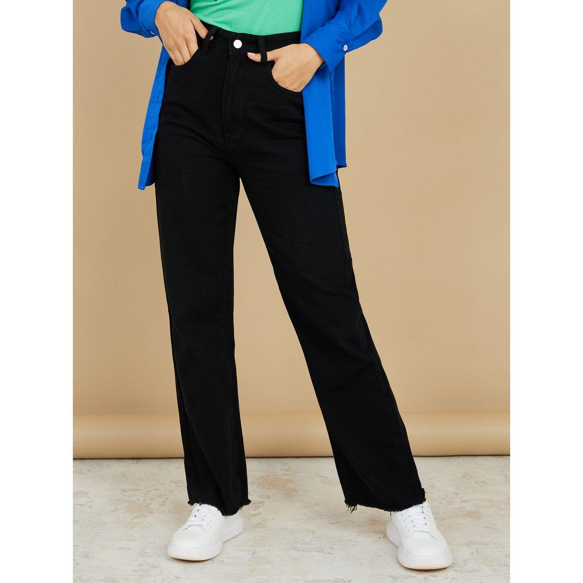 Styli High Rise Straight Leg Jeans-women-clothing-bottoms-jeans-image-1