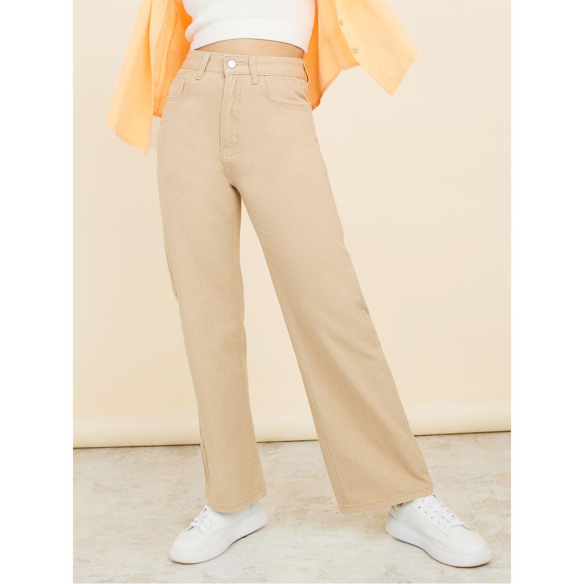 جينز بقصة أرجل واسعة-women-clothing-bottoms-jeans-image-1