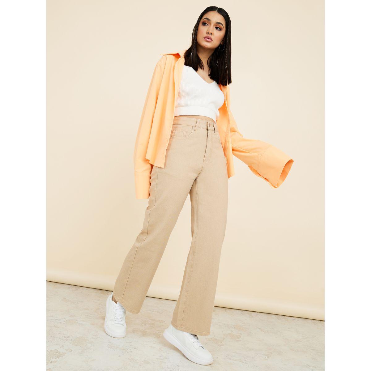 Styli High Rise Wide Leg Jeans-women-clothing-bottoms-jeans-image-2