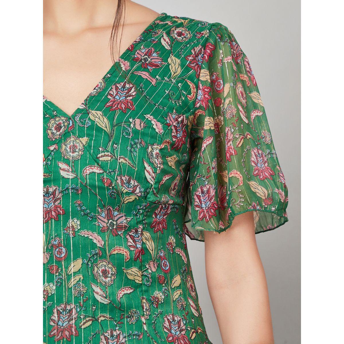 فستان طويل بطبقات ومطبع بزهور-women-clothing-dresses-image-3