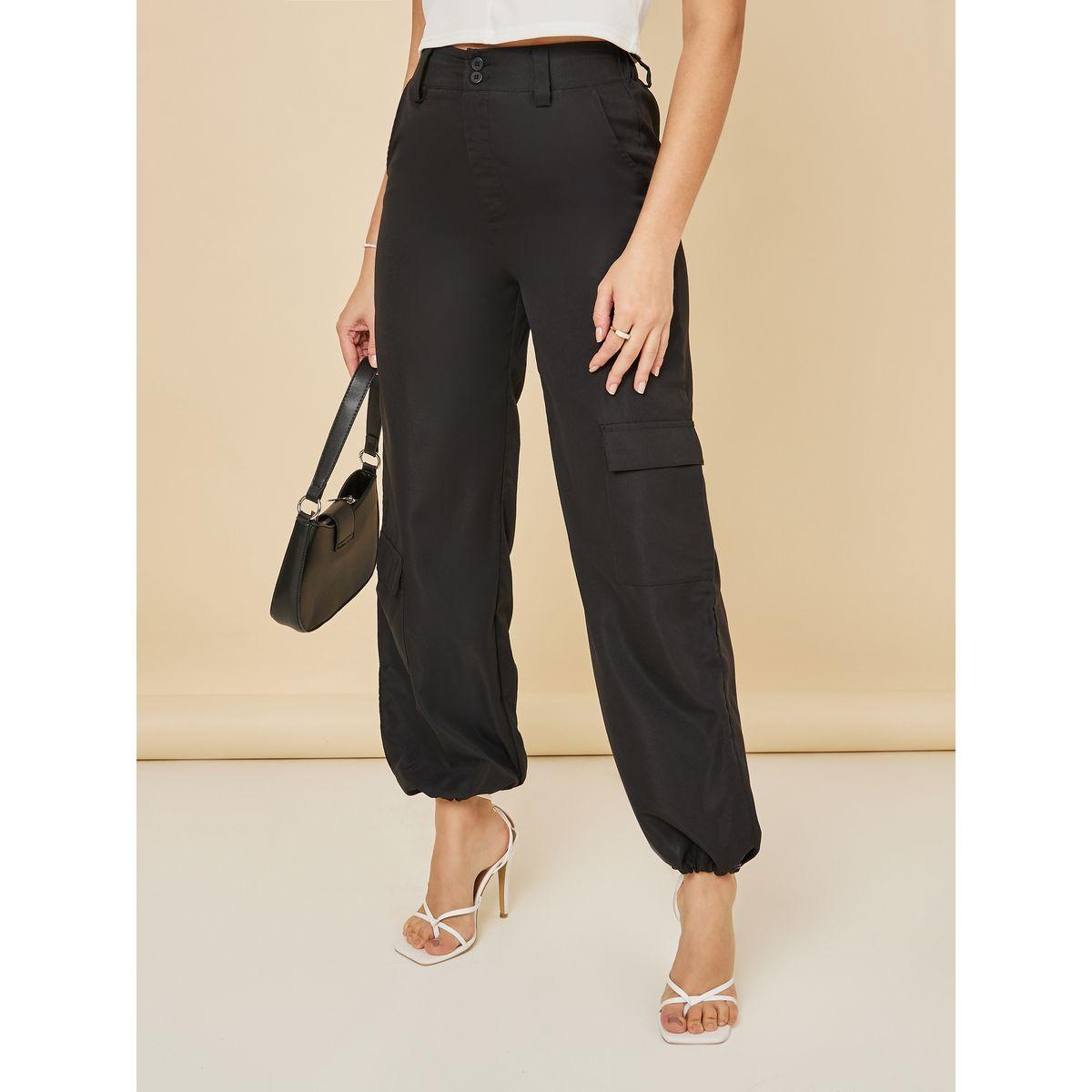 Styli Relaxed Fit Cargo Trousers-women-clothing-bottoms-trousers-image-1