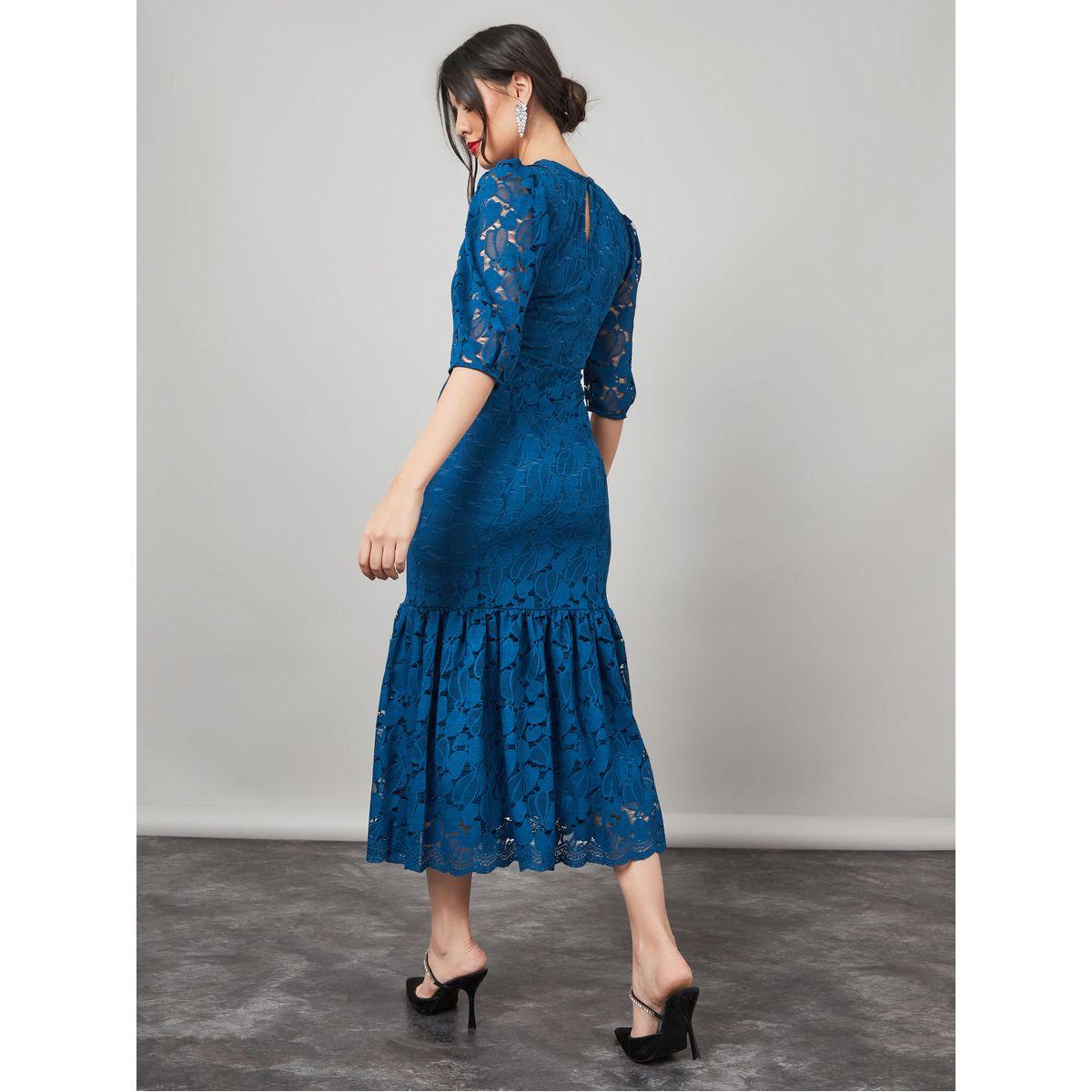 فستان ميدي بتداخلات دانتيل-women-clothing-dresses-image-4