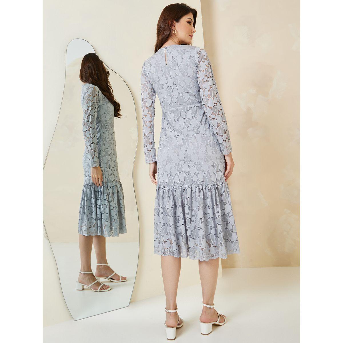 فستان ميدي بتفاصيل دانتيل-women-clothing-dresses-image-4