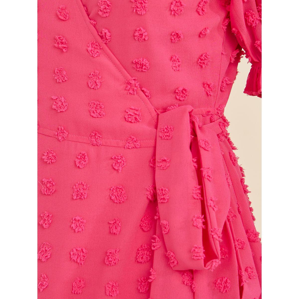 Styli Cuffed Sleeves Dobby Wrap Maxi Dress-women-clothing-dresses-image-3