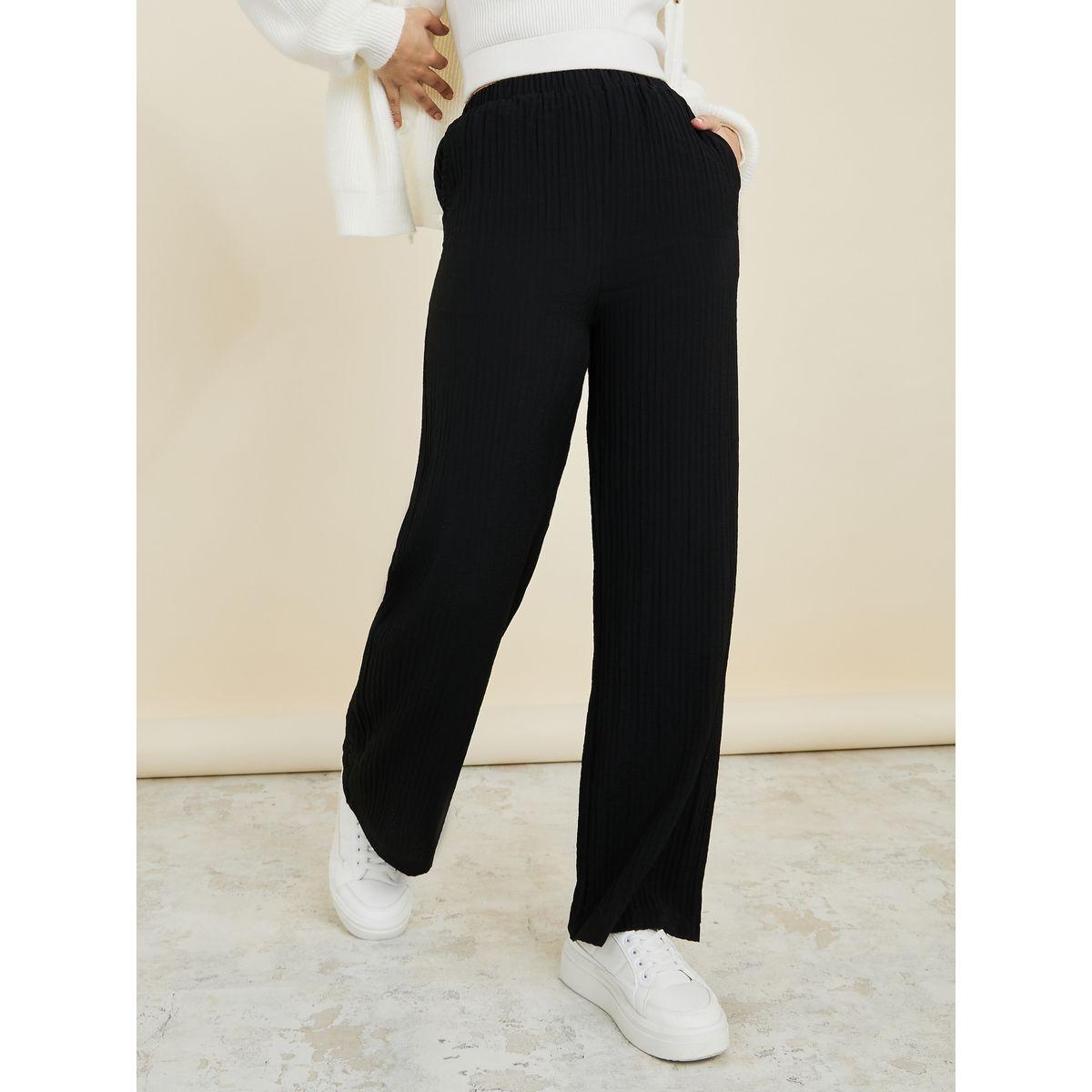 Styli Straight Leg Relaxed Fit Trouser-women-clothing-bottoms-trousers-image-1