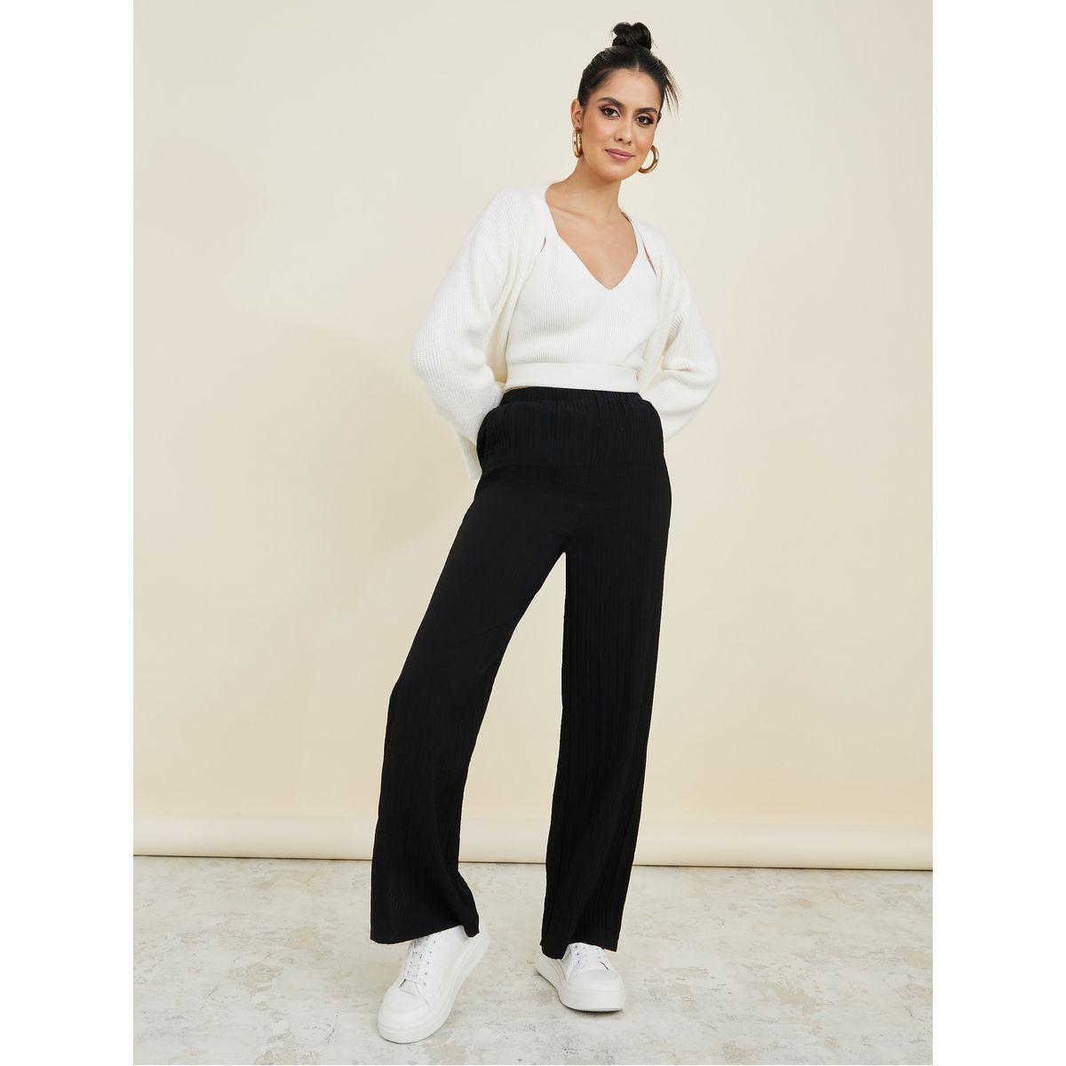 Styli Straight Leg Relaxed Fit Trouser-women-clothing-bottoms-trousers-image-2