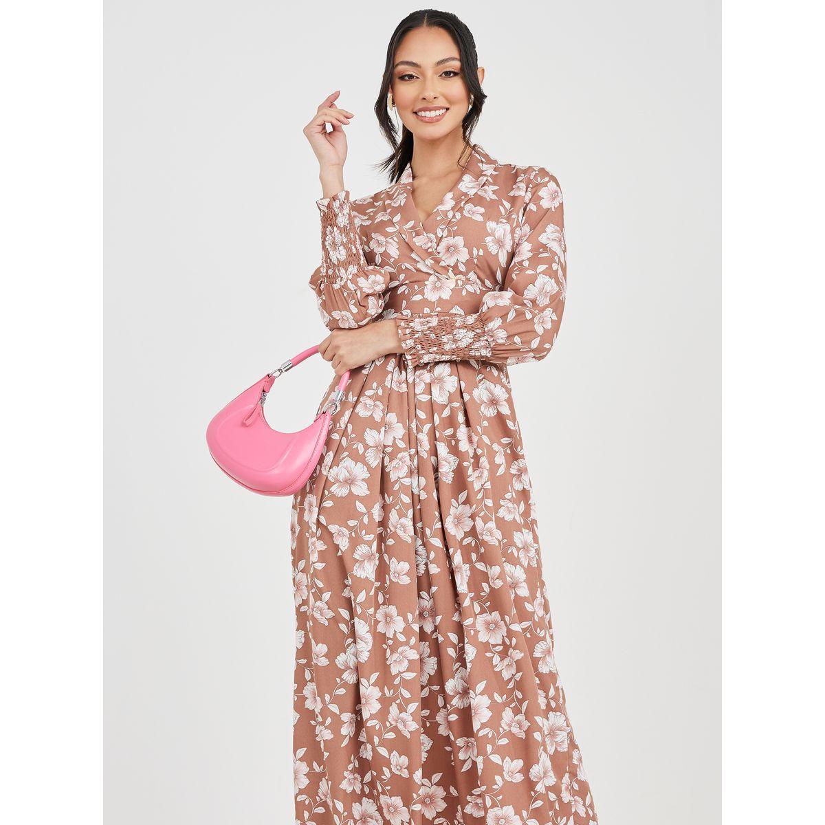 Styli Long Sleeves Floral Print A-Line Maxi Dress-women-clothing-dresses-image-2