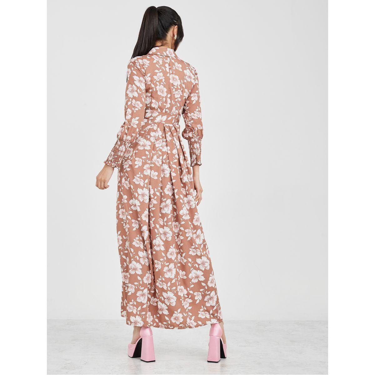 Styli Long Sleeves Floral Print A-Line Maxi Dress-women-clothing-dresses-image-4