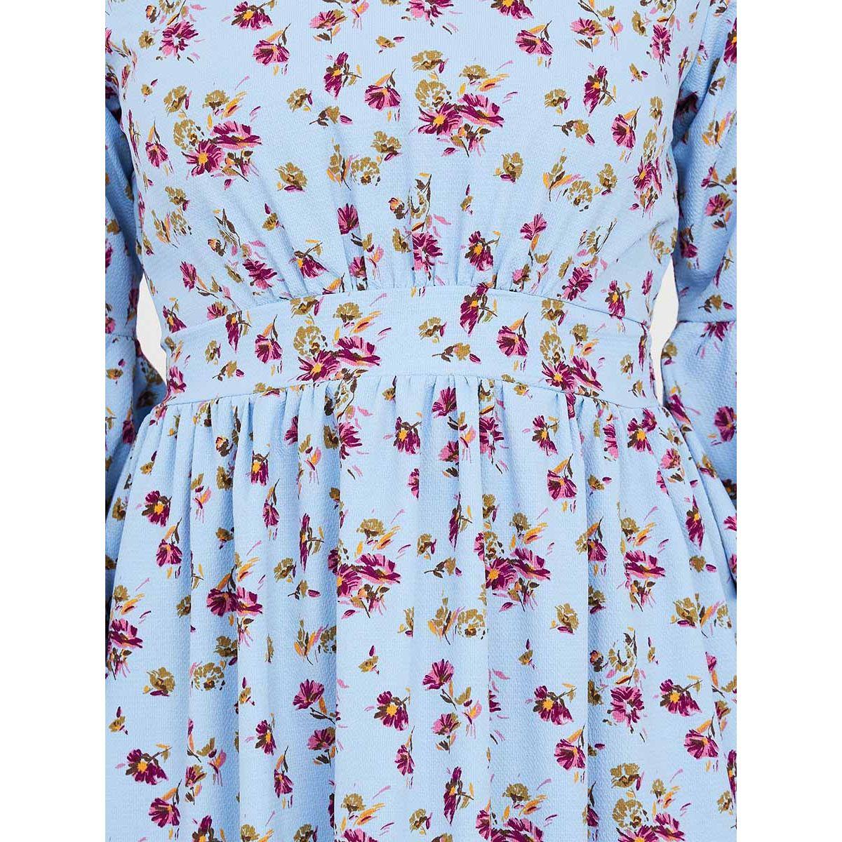 Styli Long Sleeves Floral All Over Print A-Line Midi Dress-women-clothing-dresses-image-3