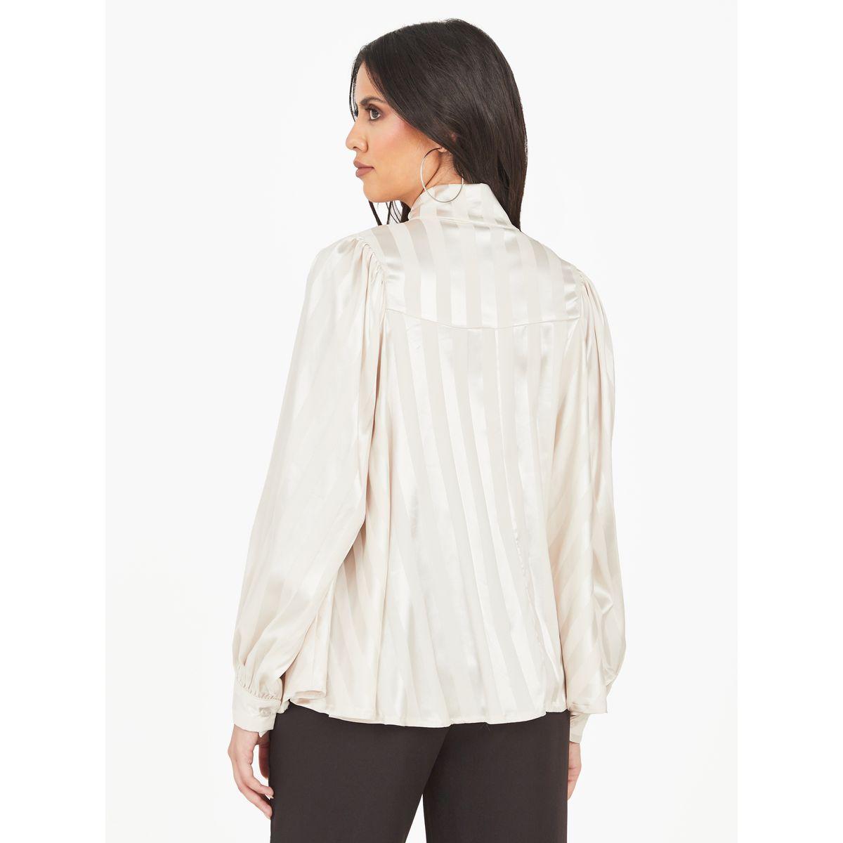 بلوزة ساتان بأربطة ياقة-women-clothing-shirtsandblouses-blouses-image-4