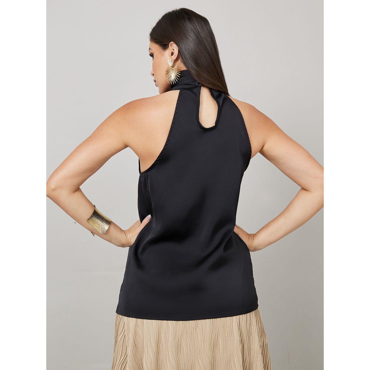 Styli Regular Fit Satin Tie Up Neck Sleeveless Blouse-women-clothing-shirtsandblouses-blouses-image-5