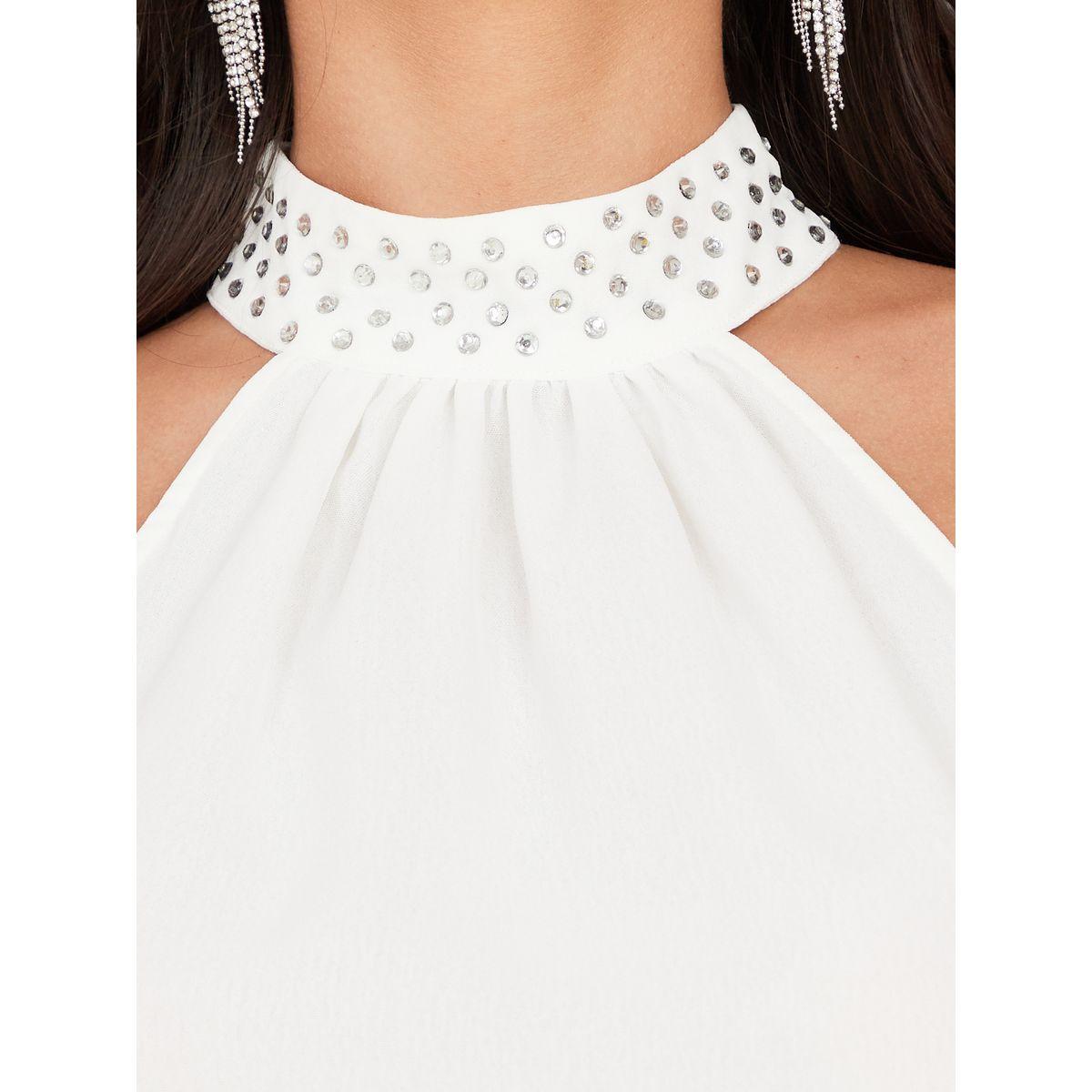 Styli Studded Halter Neck Regular Fit Blouse-women-clothing-shirtsandblouses-blouses-image-4