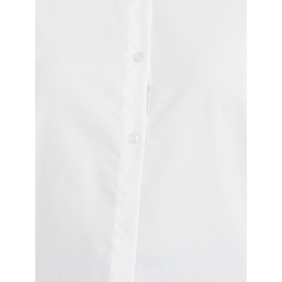 Styli Cuffed Volume Sleeve Regular Fit Longline Shirt-women-clothing-shirtsandblouses-shirts-image-4
