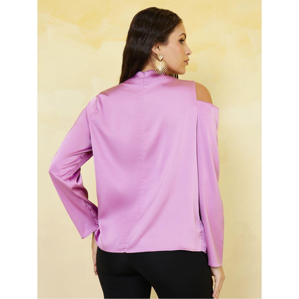 Styli Regular Fit Satin Cold Shoulder Blouse-women-clothing-shirtsandblouses-blouses-image-5
