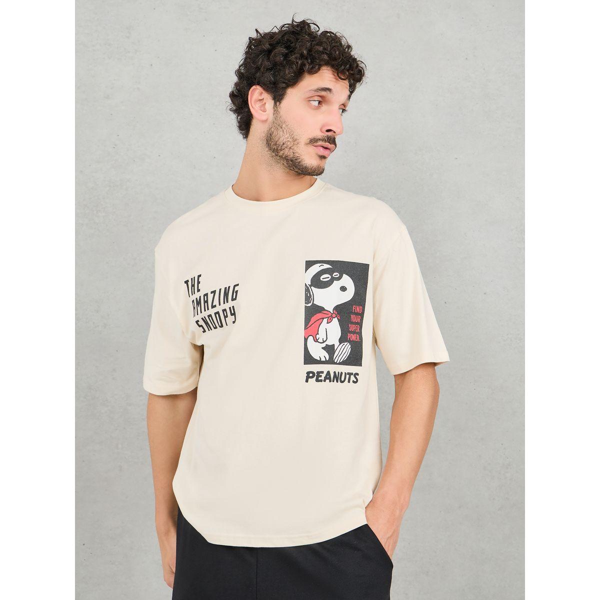 تيشيرت واسع مطبع بطبعة جرافيك-men-clothing-tshirtsandpolos-tshirts-image-1