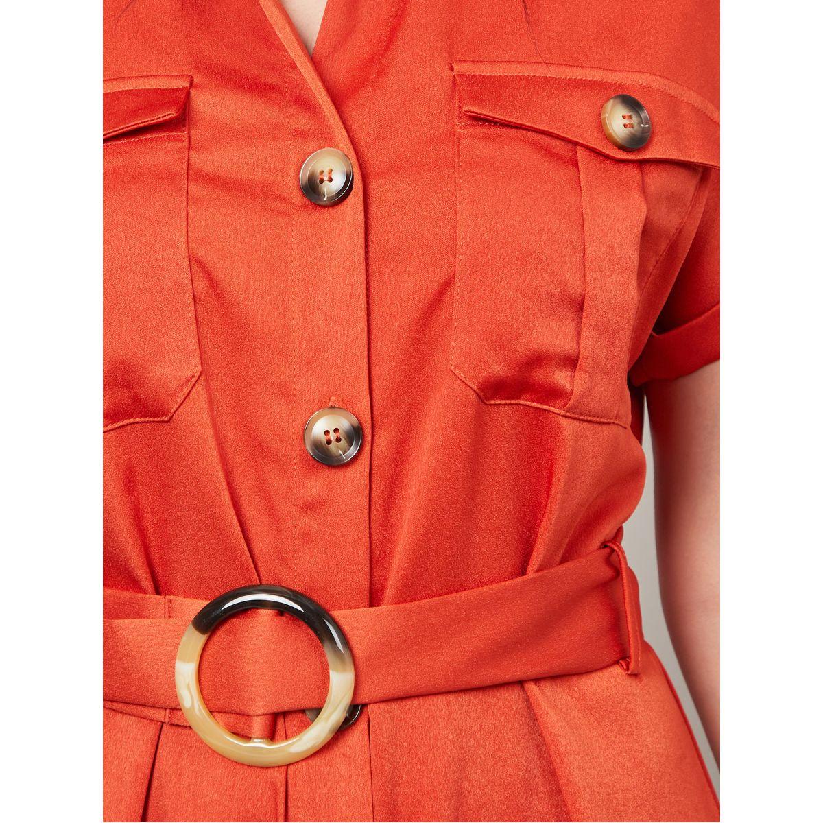 Styli Roll-Up Sleeve Button Detail Shirt Maxi Dress-women-clothing-dresses-image-3