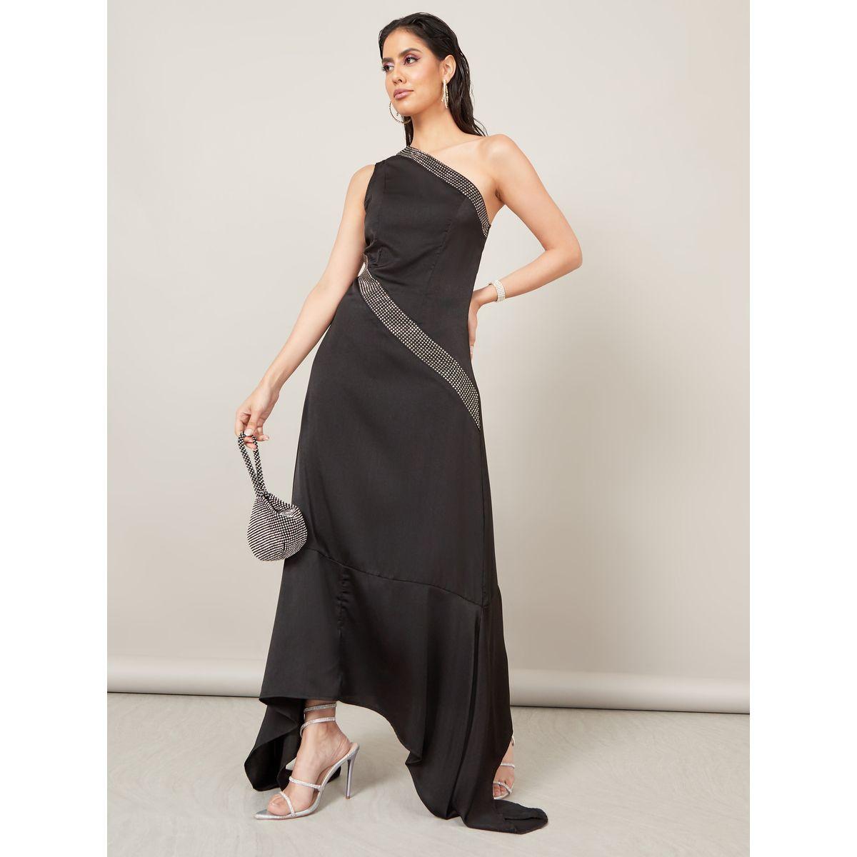 فستان طويل بكتف واحد-women-clothing-dresses-image-1