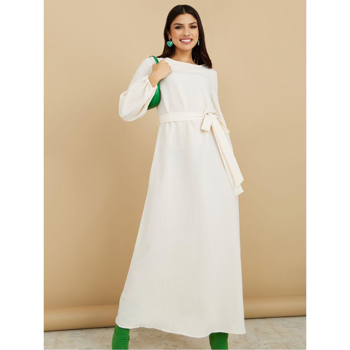 Plain long hotsell dresses with sleeves